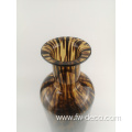 Glass Vase leopard pattern art glass vase